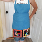Denim Grill Apron for Dog Lovers