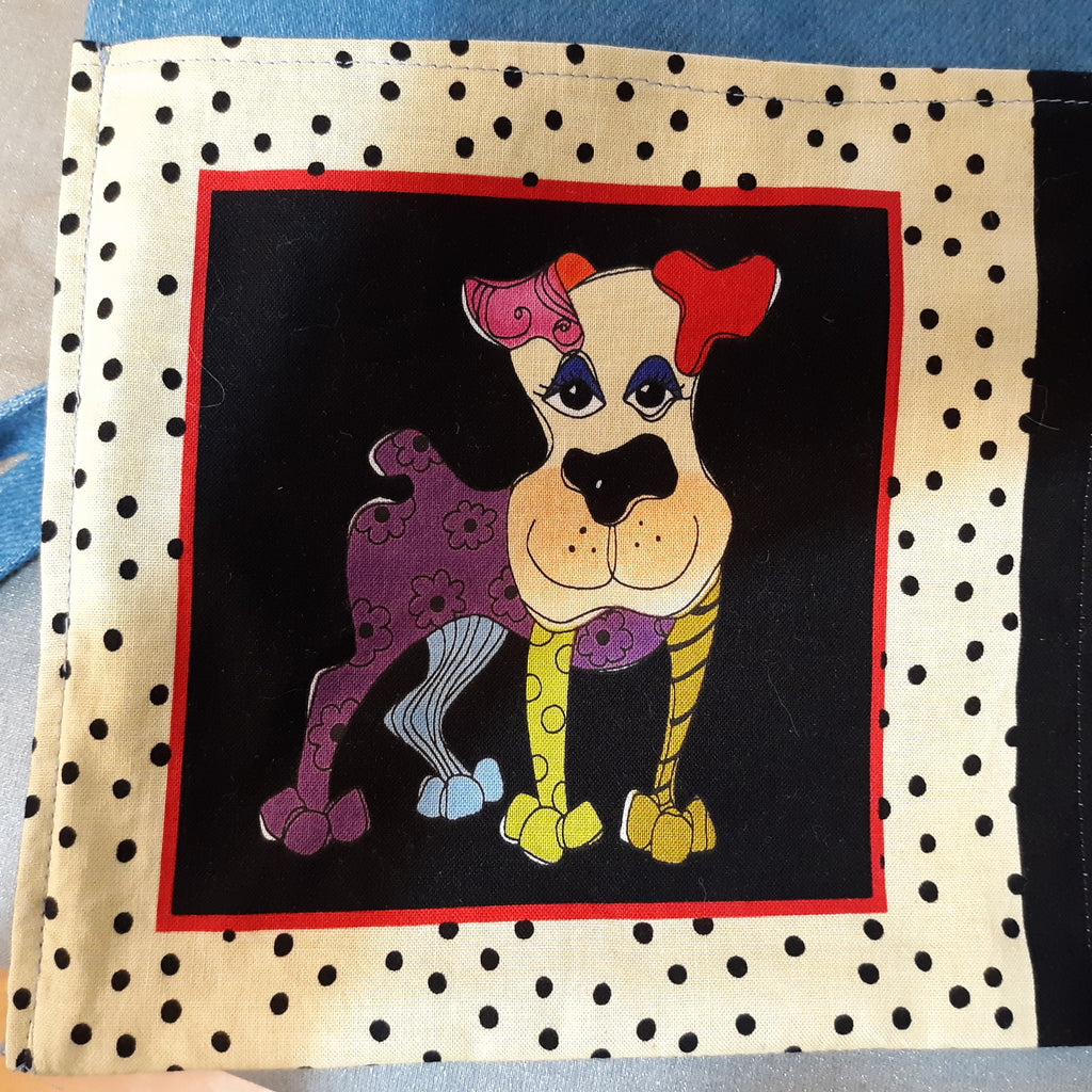 Denim Grill Apron for Dog Lovers
