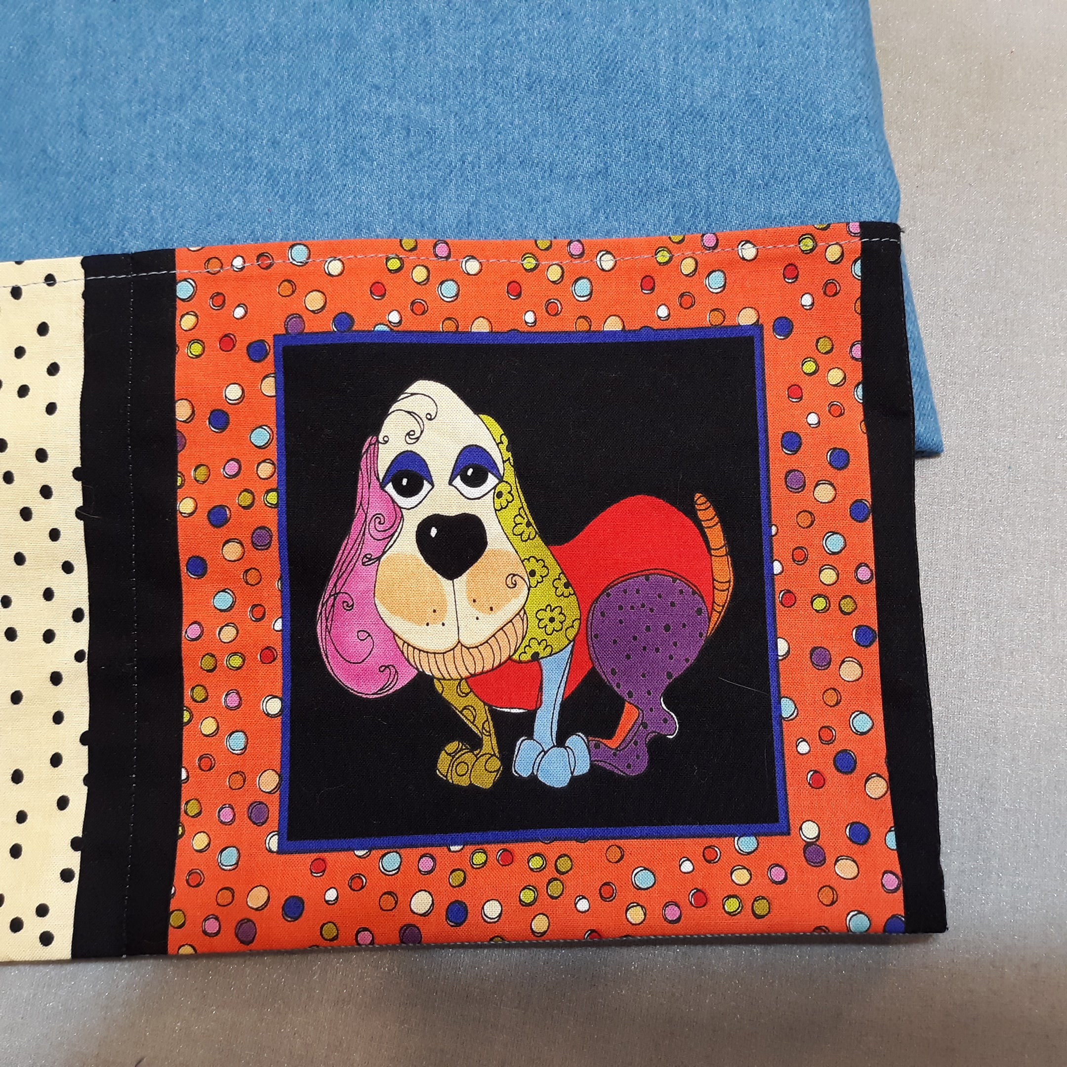 Denim Grill Apron for Dog Lovers
