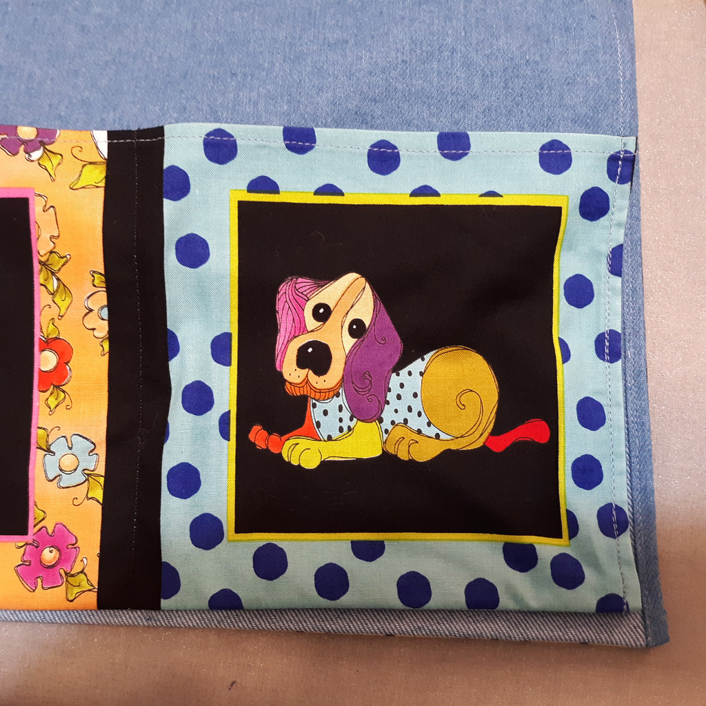 Denim Grill Apron for Dog Lovers