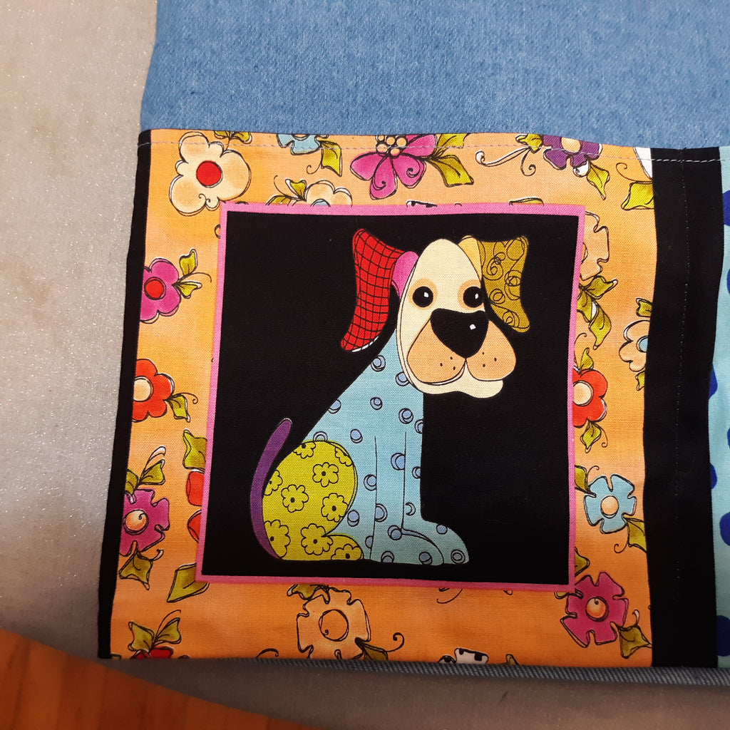 Denim Grill Apron for Dog Lovers