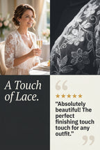 White Lace Shrug, Lace Shoulder Wrap