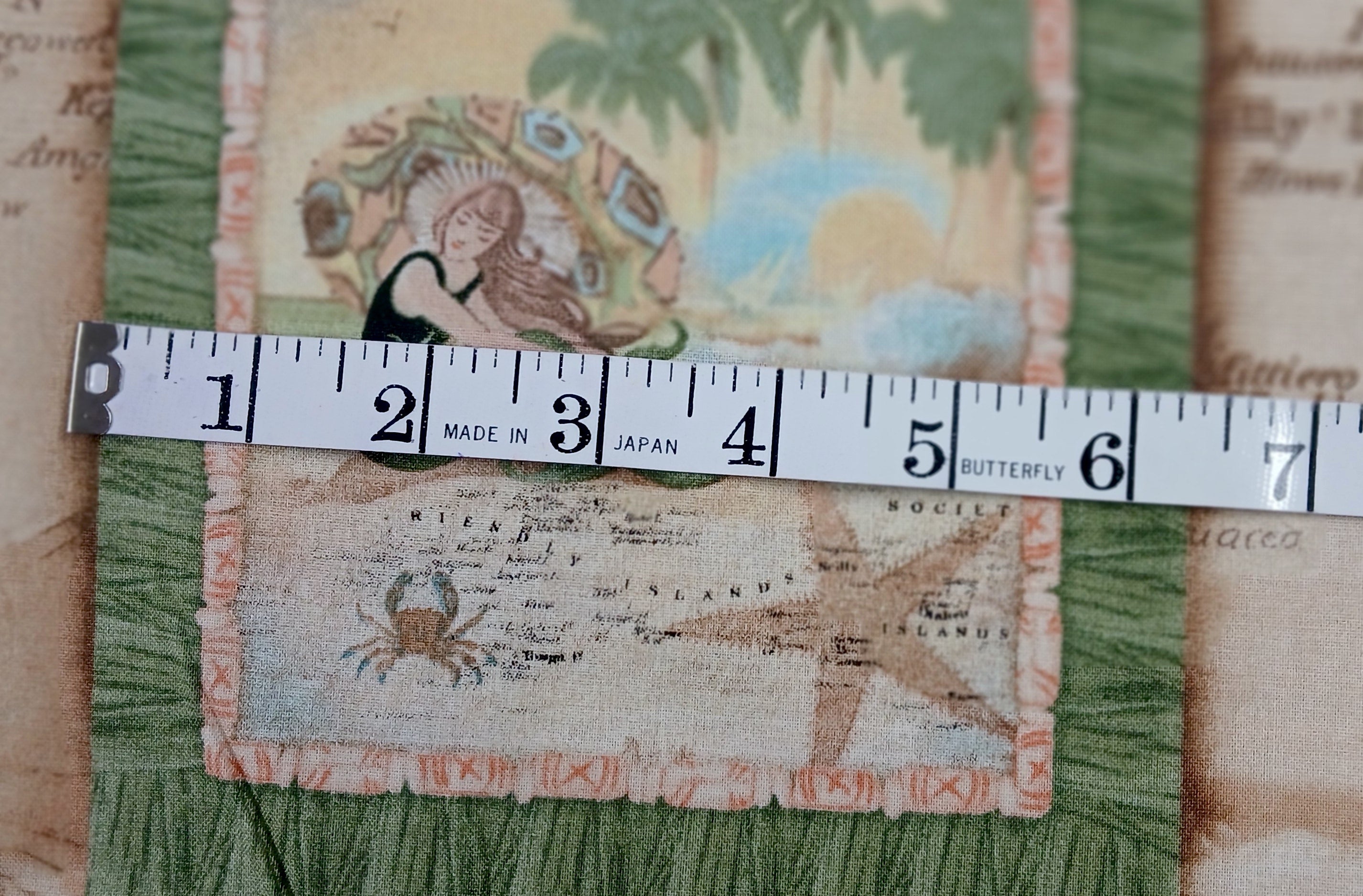 Quilt Panel, Kathleen Francour "Tropical Dreams" 2012, 100% cotton