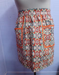 Kitchen Half-apron cotton medallion print