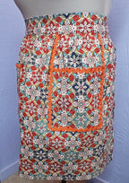 Kitchen Half-apron cotton medallion print