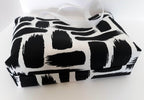 Black & White Tote Bag, Waterproof Outdoor Fabric