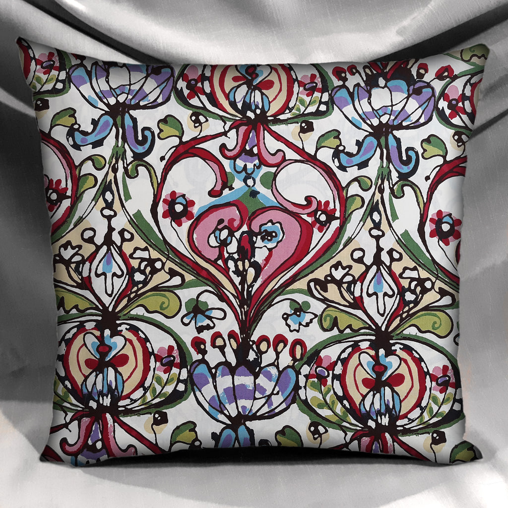 Block Print Throw Pillow Cover | Ethnic Print | 100% Cotton | Handmade