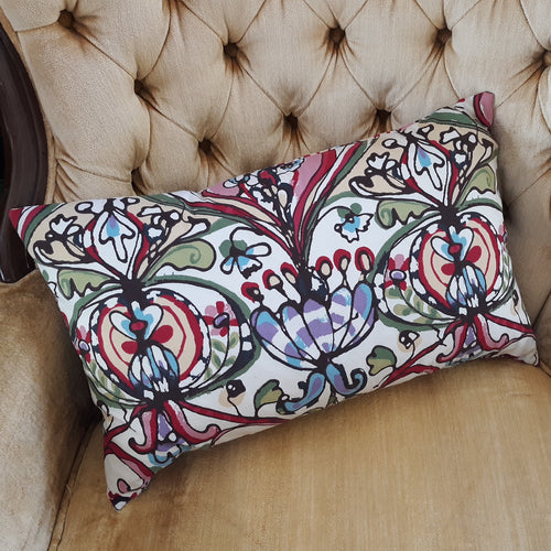 Block Print Throw Pillow Cover | Ethnic Print | 100% Cotton | Handmade