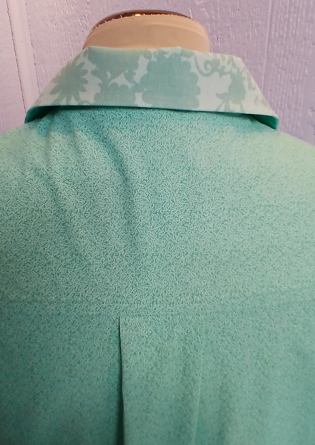 Women's Cotton Camp Shirt, Turquoise