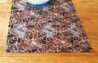 Victorian Design Table Runner, Brown Rose Gold, 100% Cotton