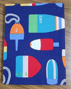 Reusable Journal Cover with Composition Book, 100% Cotton Cover