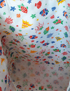 Beach Print Tote Bag, Waterproof Outdoor Fabric "Cabana"