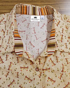 Men's Cotton Sport Shirt, Short Sleeves, Button Up