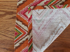 Vibrant Art Deco Table Runner, 12" x 32" 100% Cotton