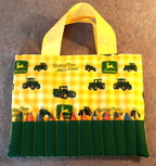 Coloring Book Tote with Crayons