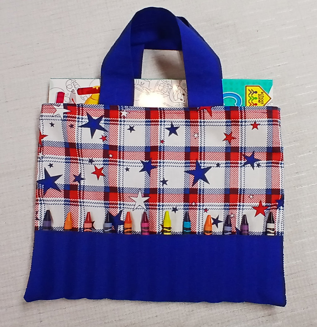 Coloring Book Tote with Crayons