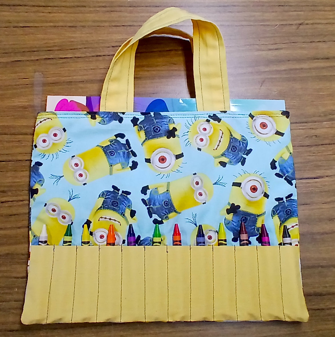 Coloring Book Tote with Crayons