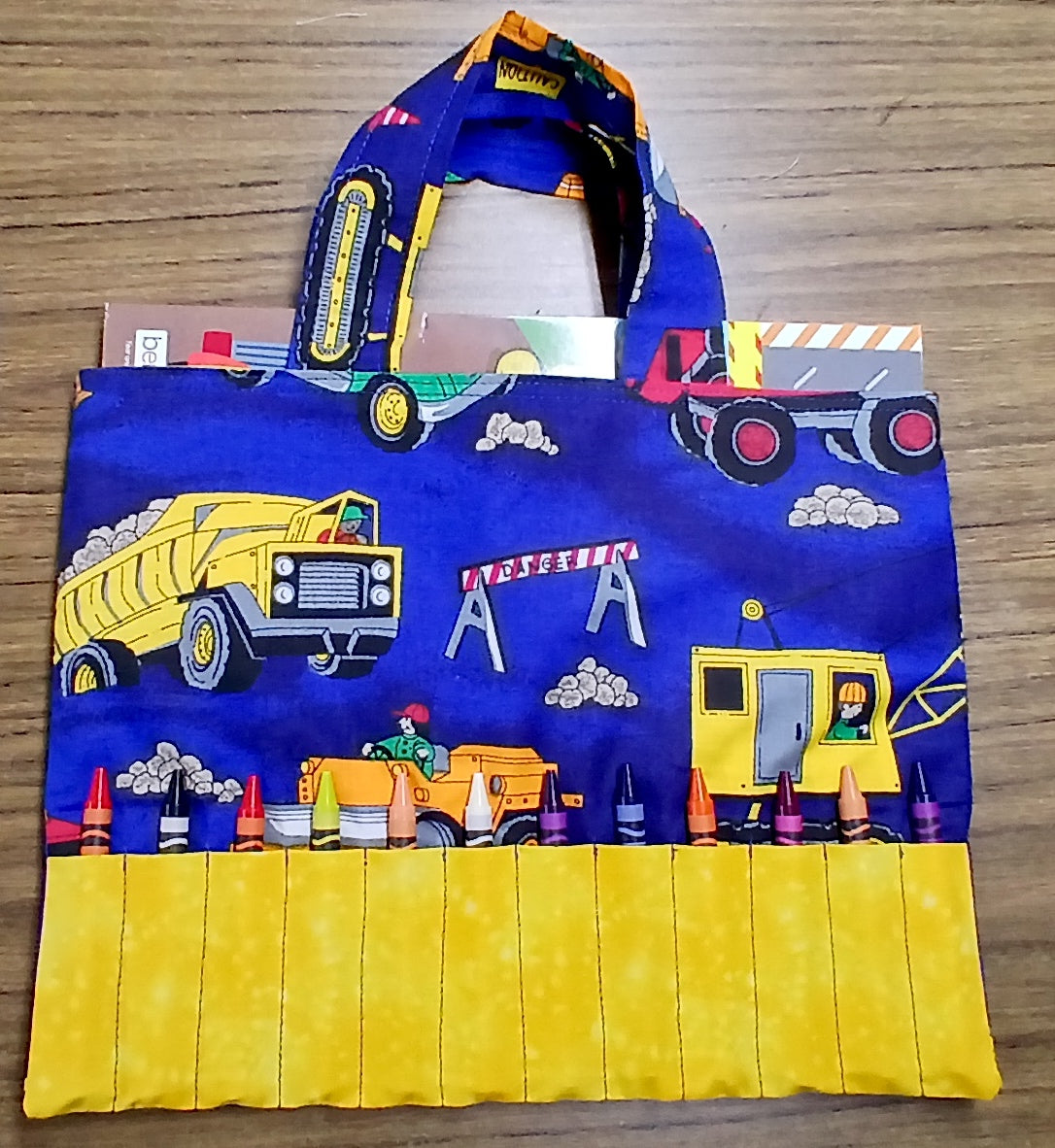 Coloring Book Tote with Crayons