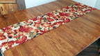 Autumn Leaves Table Runner | Orange Gold Fall Colors | 12"x48" | Handmade in USA