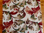 Florentine Design Table Runner, Terracotta Sage Green 100% Cotton