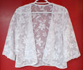 White Lace Shrug, Lace Shoulder Wrap