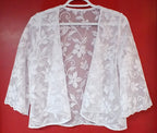 White Lace Shrug, Lace Shoulder Wrap