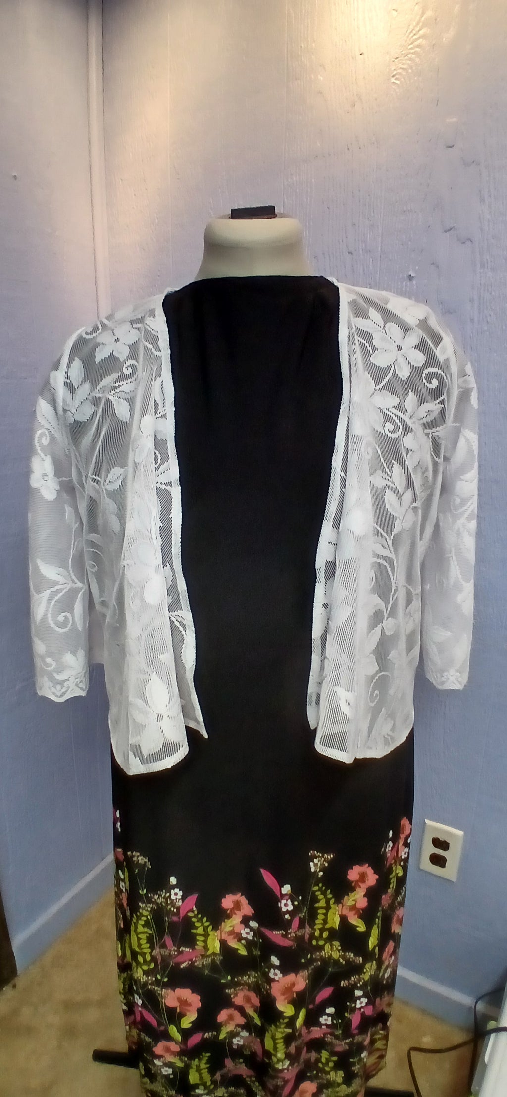 White Lace Shrug, Lace Shoulder Wrap