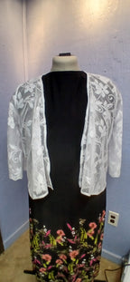 White Lace Shrug, Lace Shoulder Wrap
