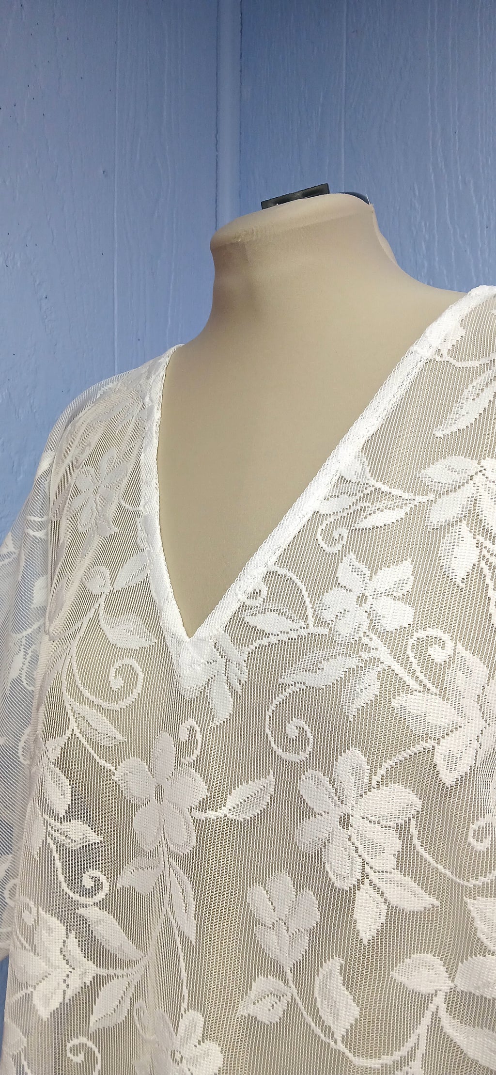 White Lace Beach Cover Up