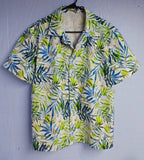 Men's Tropical Short Sleeve Shirt, 100% Cotton, Size M One-of-a-Kind