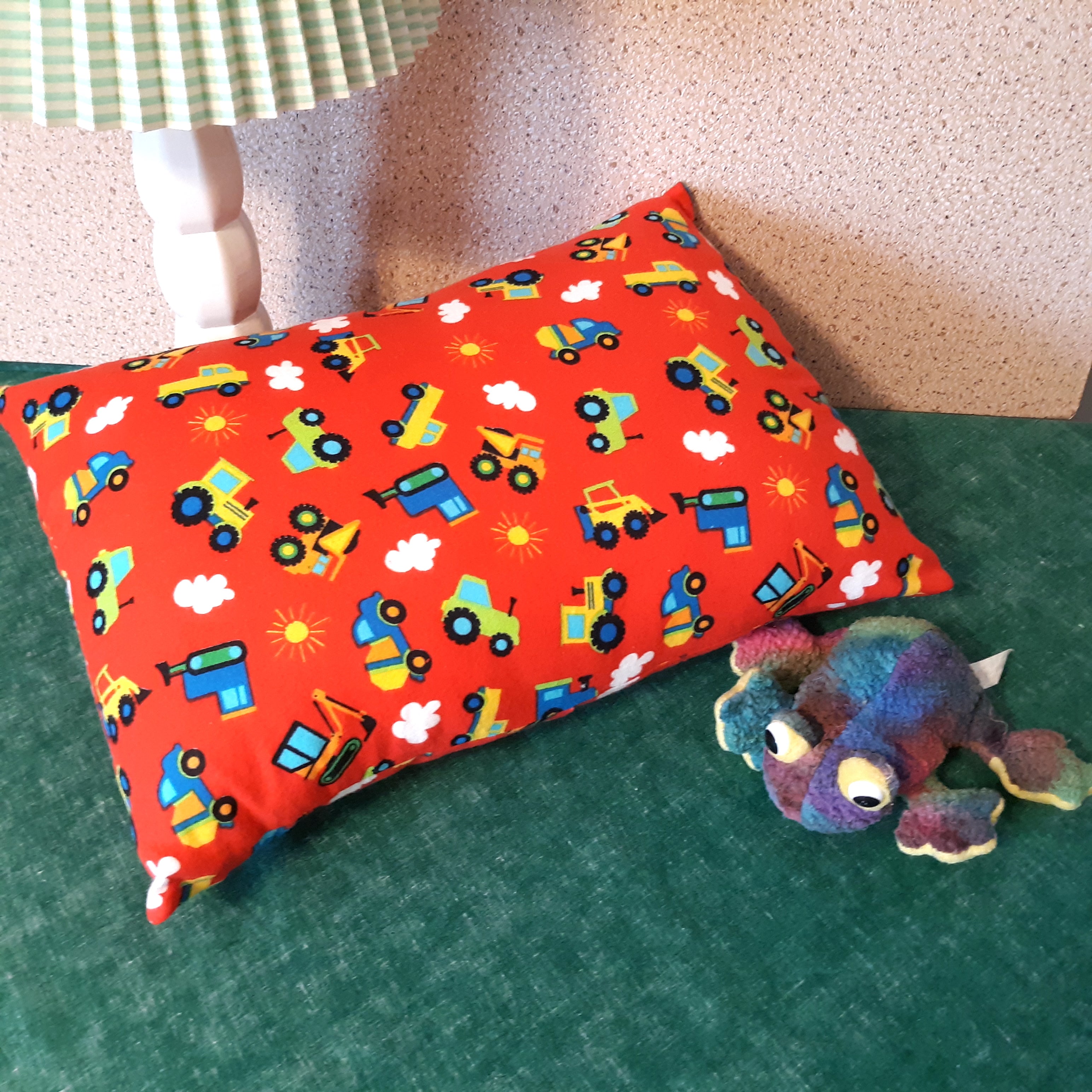 Toddler Pillow Cover, 100% Cotton Flannel