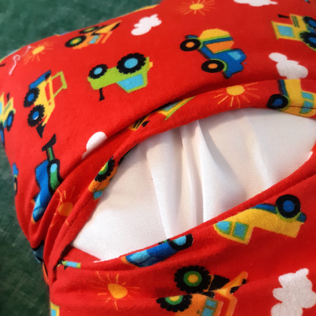 Toddler Pillow Cover, 100% Cotton Flannel