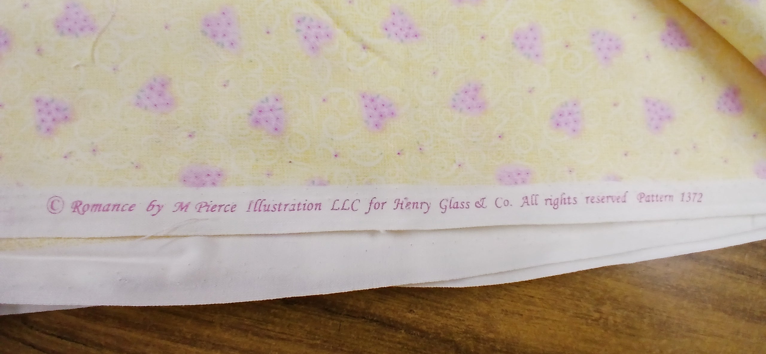 Quilt Shop Cotton, Henry Glass & Co. "Romance" 1372, 100% Cotton Fabric