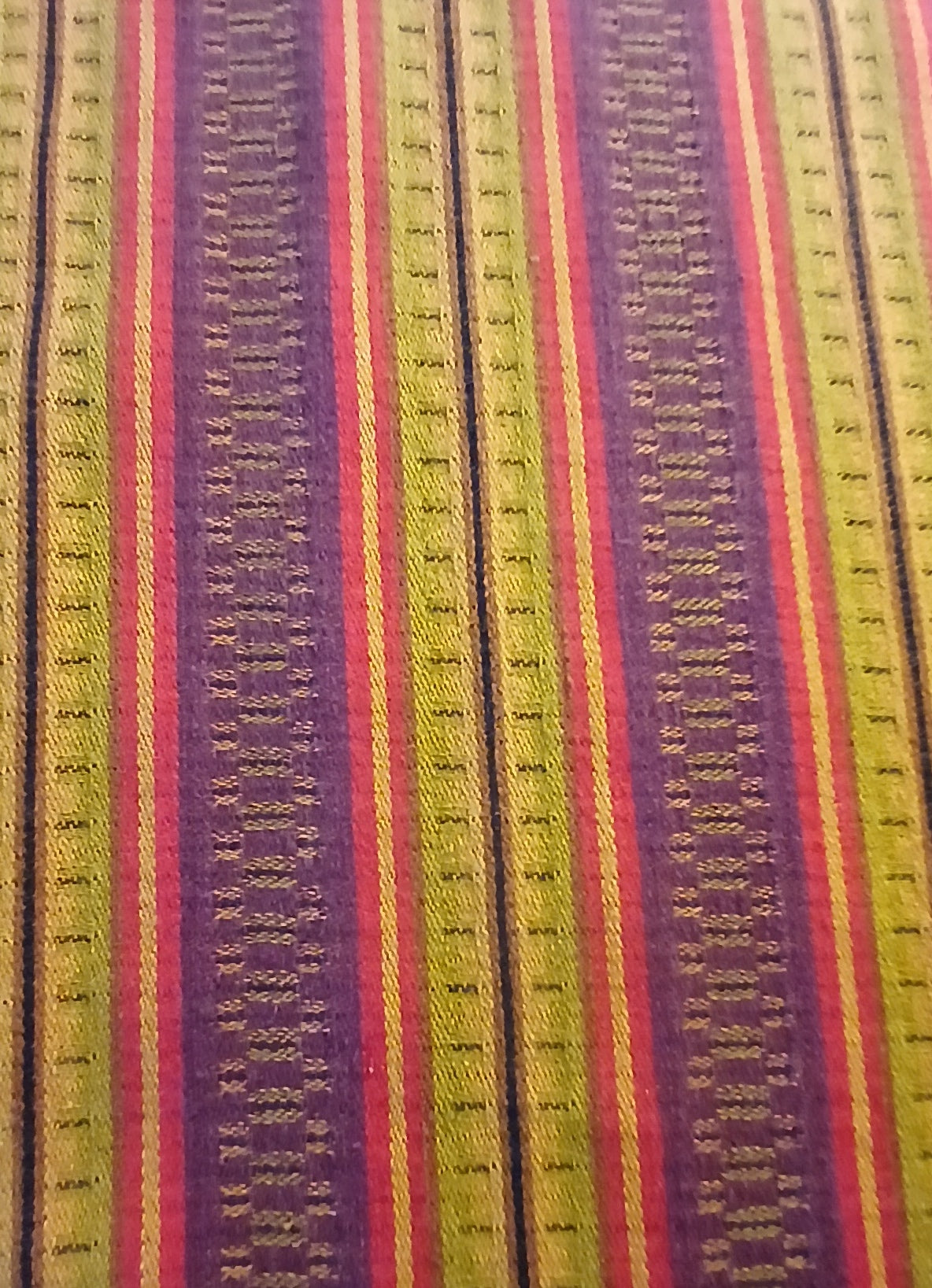 Woven Stripe Table Runner, 100% Cotton