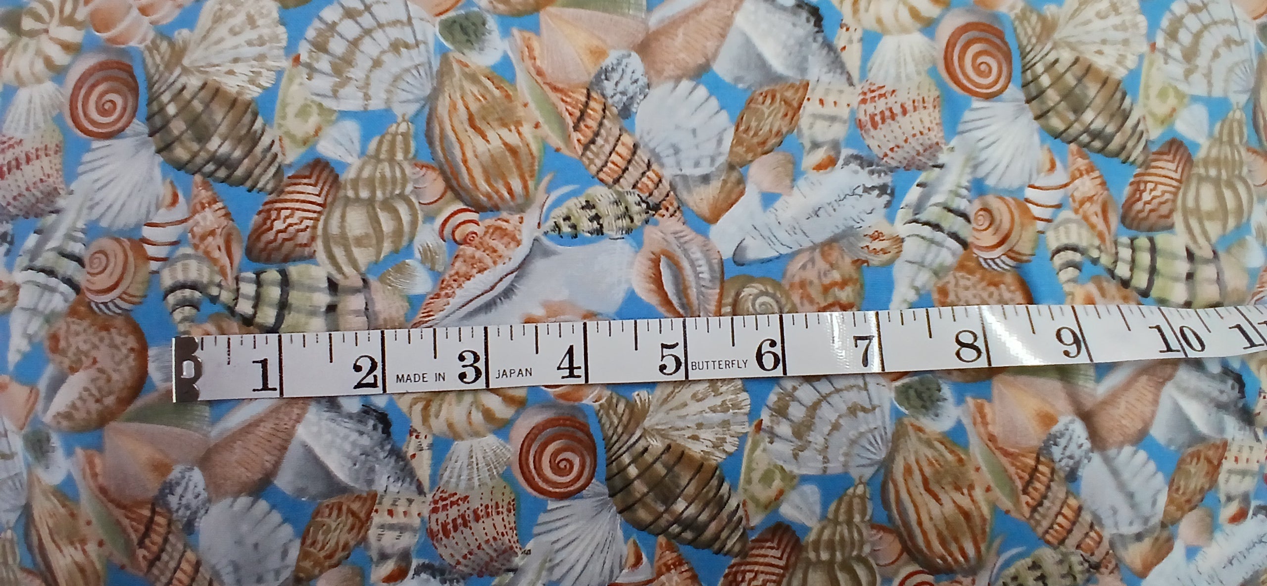 Vintage Quilt Cotton, Timeless Treasures, Seashells