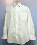 Handmade Classic Tailored Dress Shirt, 100% Cotton Broadcloth