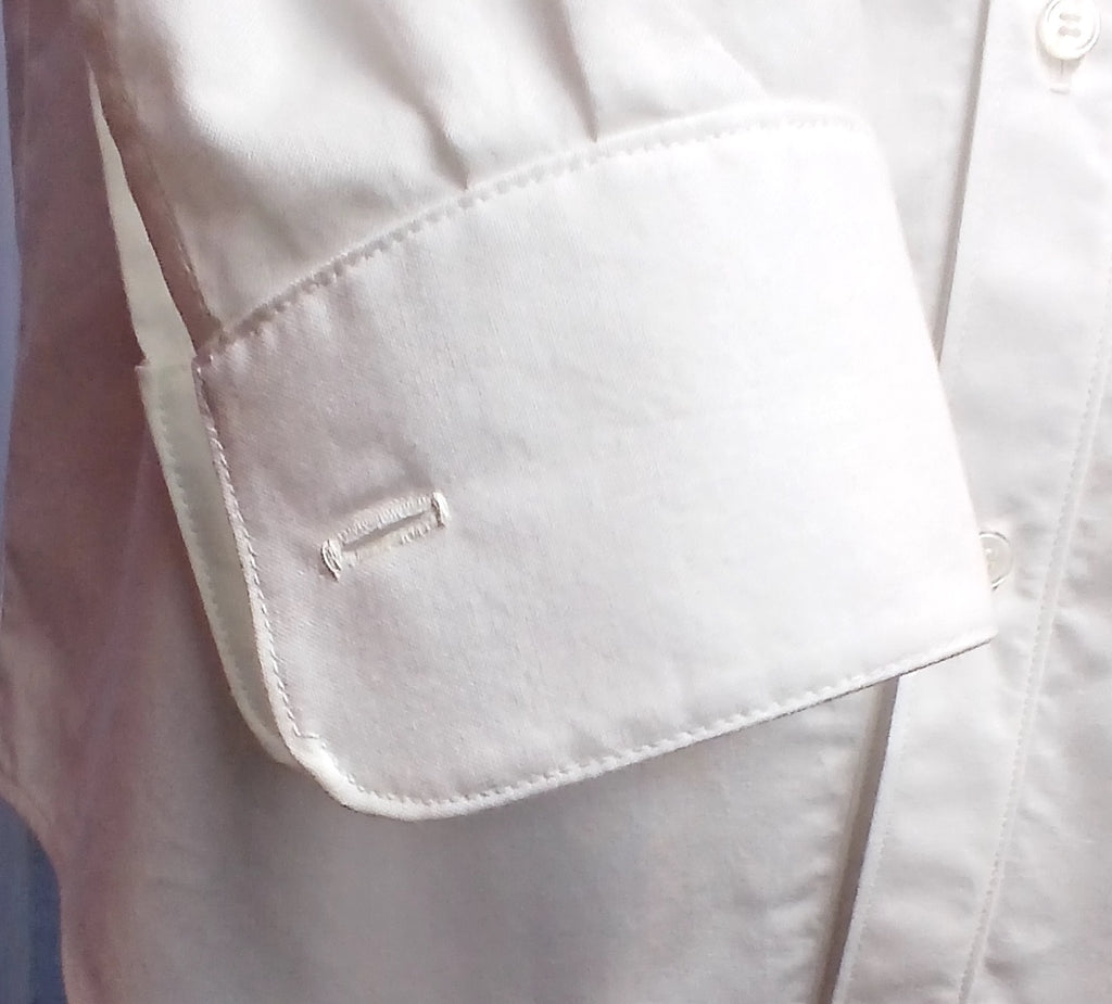 Handmade Classic Tailored Dress Shirt, 100% Cotton Broadcloth