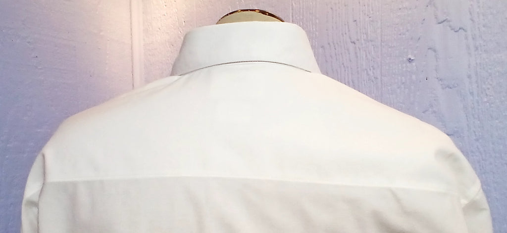 Handmade Classic Tailored Dress Shirt, 100% Cotton Broadcloth