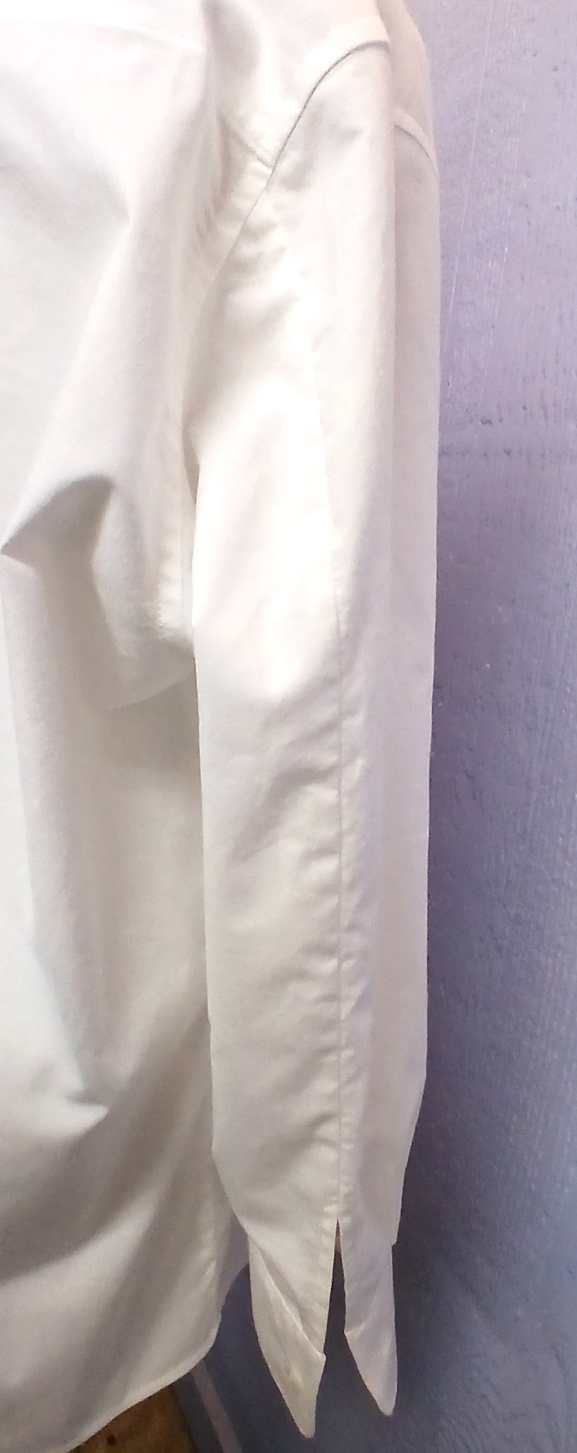 Handmade Classic Tailored Dress Shirt, 100% Cotton Broadcloth