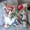 Rare Thibaut Design Throw Pillow Cover, 100% Cotton, 20"x20" Last One