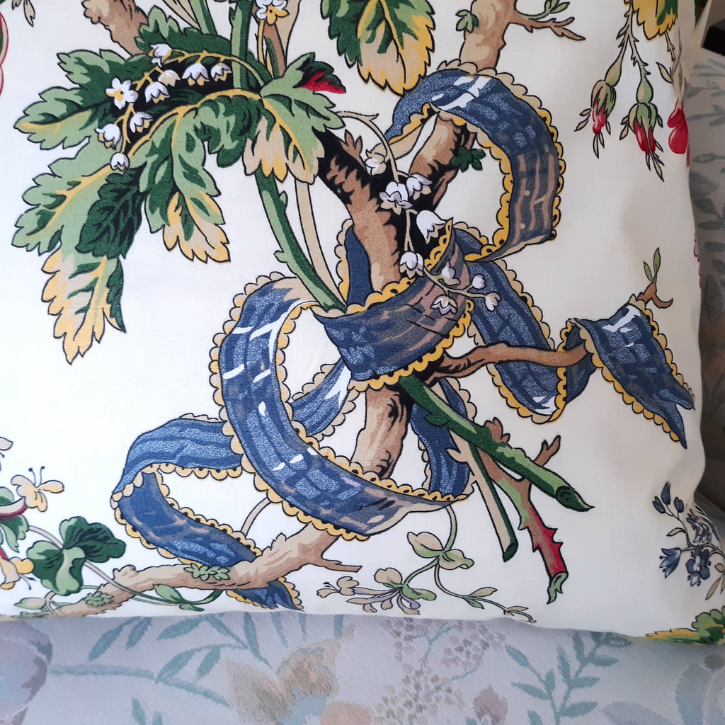 Rare Thibaut Design Throw Pillow Cover, 100% Cotton, 20"x20" Last One