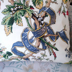 Rare Thibaut Design Throw Pillow Cover, 100% Cotton, 20"x20" Last One