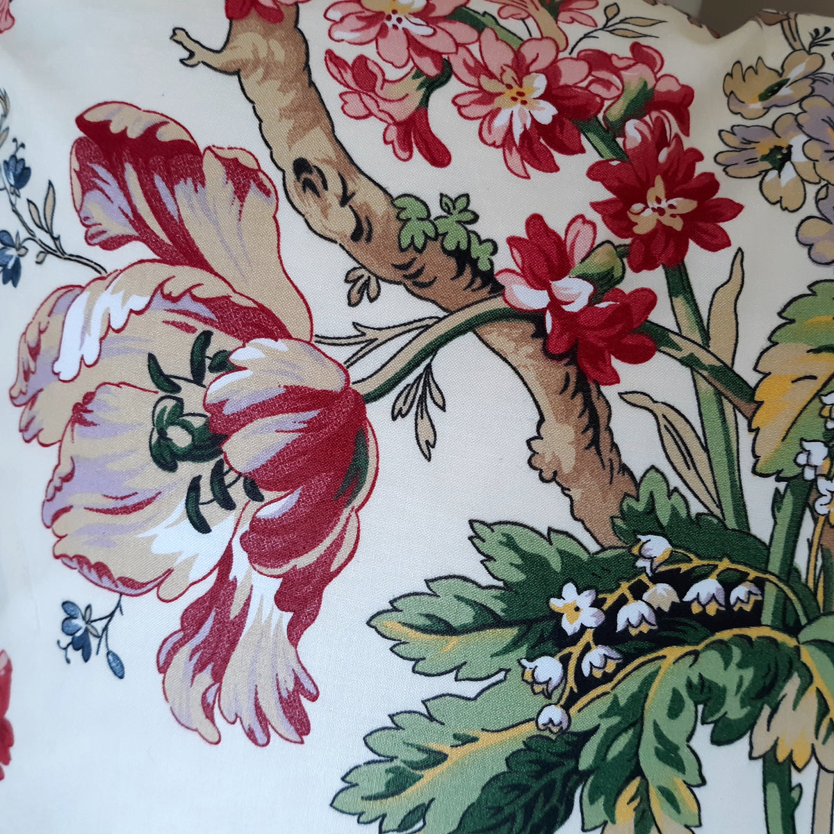 Rare Thibaut Design Throw Pillow Cover, 100% Cotton, 20"x20" Last One