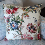 Rare Thibaut Design Throw Pillow Cover, 100% Cotton, 20"x20" Last One