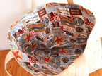 Gold Beach Tote Bag, Bamboo Print Waterproof Outdoor Fabric