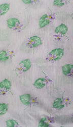 Vintage Voile, Violets on lavender, Nylon
