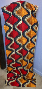 Handmade African Wax Print Caftan, Assorted Prints, Unisex, Sizes S–L