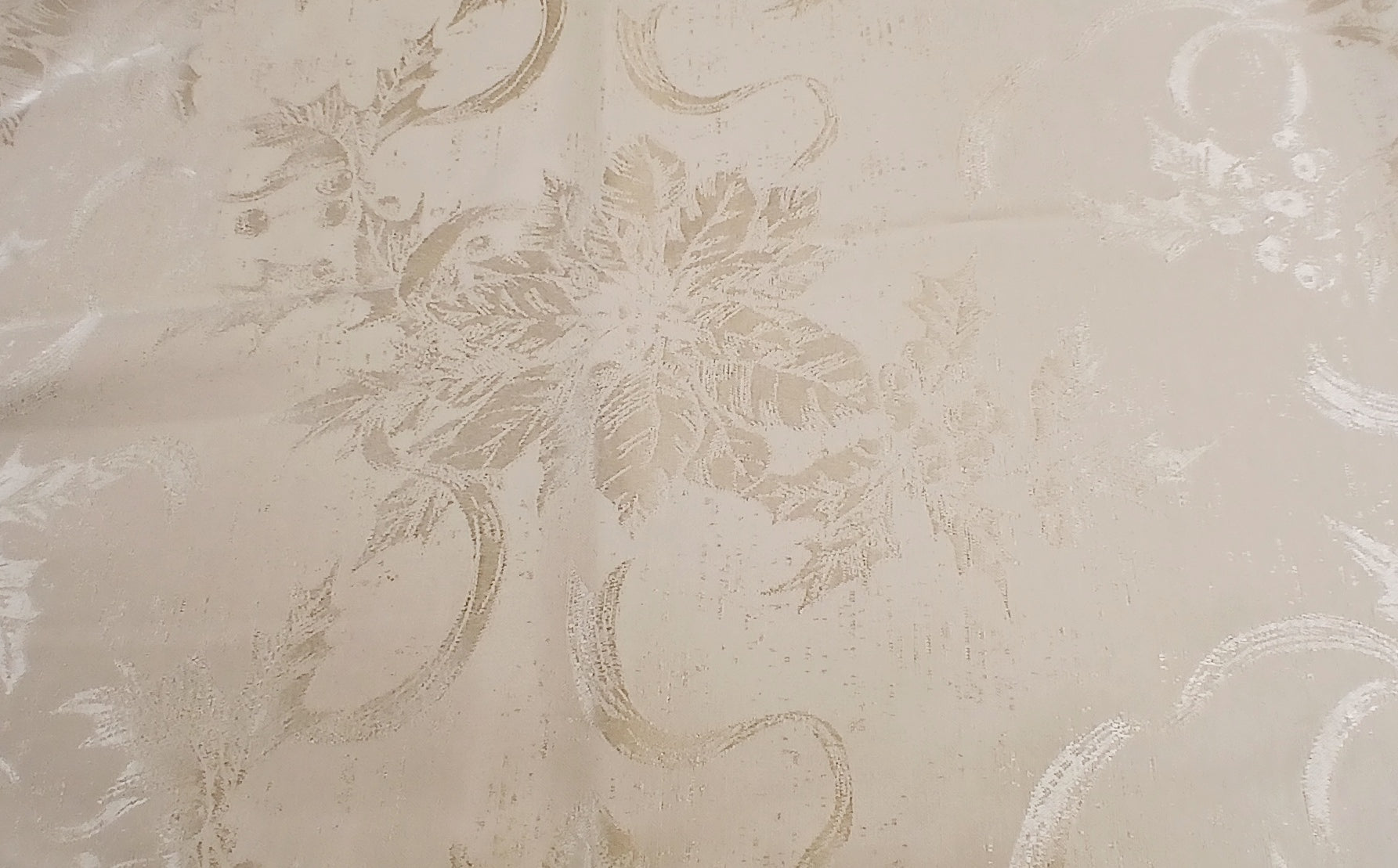 Cotton Damask Table Runner, 100% Cotton