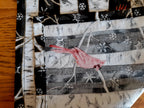 Winter Holidays Table Runner, Red Cardinals White Birches