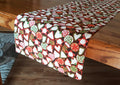 Holiday Table Runner, Fancy Cookies Print 100% Cotton